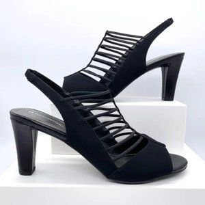 *NIB* Naturalizer Women’s Vanity Black Fabric Heels SIZE 7